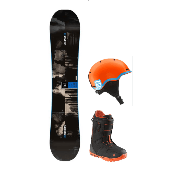 S ➜ ALQUILER SNOWBOARD EQUIPO COMPLETO INFANTIL + CASCO 