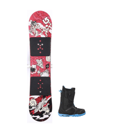 S ➜ ALQUILER SNOWBOARD EQUIPO COMPLETO INFANTIL