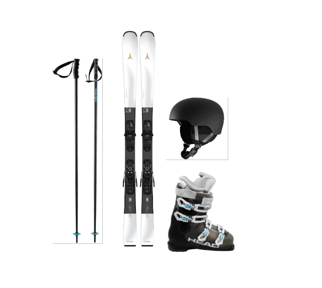 P ➜ ALQUILER EQUIPO COMPLETO PLATA + CASCO 