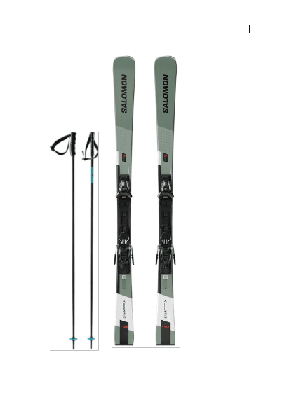 P ➜ ALQUILER ESQUIS PLATA + BASTONES 